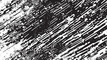 Black Monochrome Abstract Grunge Texture on White Background vector