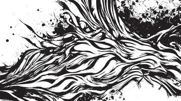 Abstract Gritty Grunge Texture with Black Overlay on White Background vector