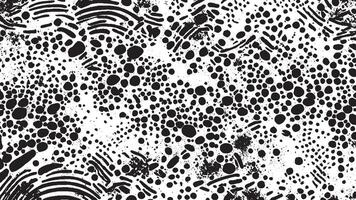 Abstract Gritty Grunge Texture with Black Overlay on White Background vector