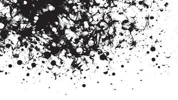 Abstract Gritty Grunge Texture with Black Overlay on White Background vector