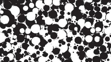 Detailed Dark Gritty Grunge Texture Overlay in Monochrome on Clean White Surface vector