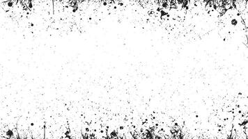 High-Resolution Black and White Distressed Grunge Background Texture with Rich Detail vector