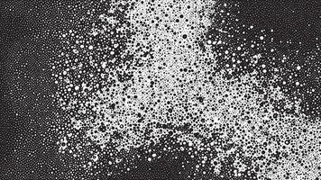 Intricately Textured Monochrome Grunge Overlay on White Background, Highlighting Fine Details vector