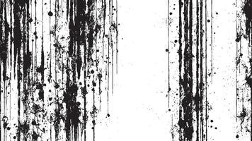 Intricately Textured Monochrome Grunge Overlay on White Background, Highlighting Fine Details vector