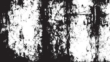 Intensely Dark Black Grunge Texture Overlay on Pure White Background, Emphasizing Depth vector