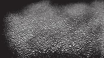 Intensely Dark Black Grunge Texture Overlay on Pure White Background, Emphasizing Depth vector