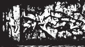 Black and White Gritty Grunge Texture with Fine Details and Delicate Patterns vector