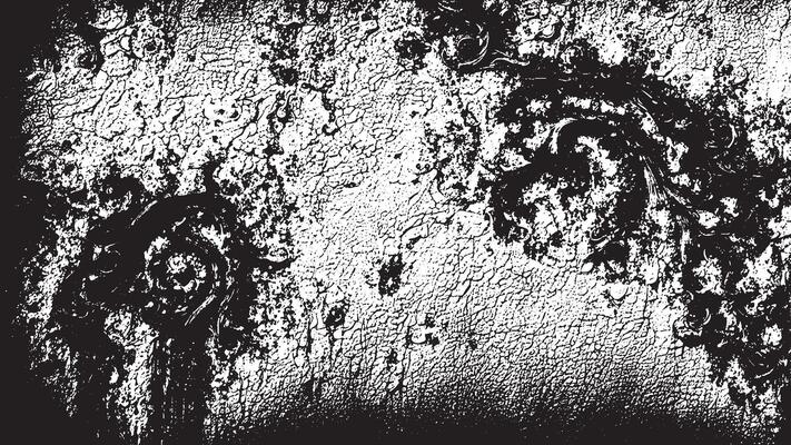 Distressed Black and White Texture Background with Detailed Grunge and Complex Texture