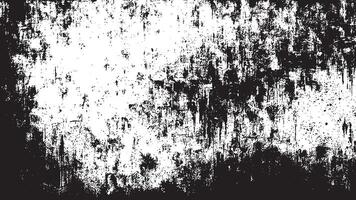 Bold Black Grunge Texture on Clean White Surface, Featuring Sharp Edges and Intense Shades vector