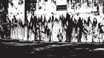 Bold Black Grunge Texture on Clean White Surface, Featuring Sharp Edges and Intense Shades vector