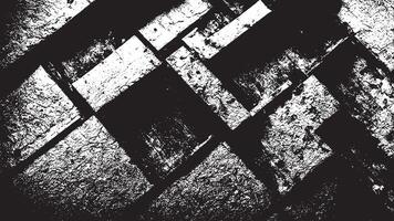 Bold Black Grunge Texture on Clean White Surface, Featuring Sharp Edges and Intense Shades vector