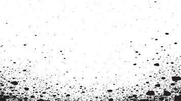 Textured Black Grunge Overlay on White Surface - High-Definition Background vector