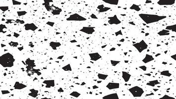 Rough and Gritty Black Grunge Pattern on White Background - High-Resolution vector
