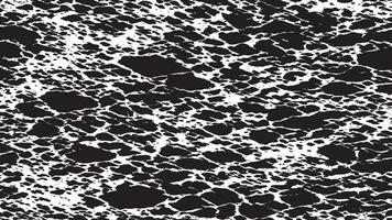Rough and Gritty Black Grunge Pattern on White Background - High-Resolution vector
