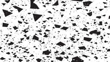 Rough and Gritty Black Grunge Pattern on White Background - High-Resolution vector