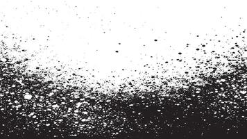 Rough and Gritty Black Grunge Pattern on White Background - High-Resolution vector