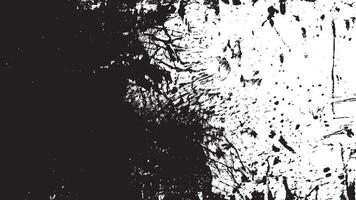 Black grunge Gritty Monochrome Overlay Texture on White Background for backgrounds and textures vector
