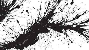 Black grunge Gritty Monochrome Overlay Texture on White Background for backgrounds and textures vector