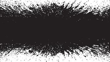 Black grunge Gritty Monochrome Overlay Texture on White Background for backgrounds and textures vector