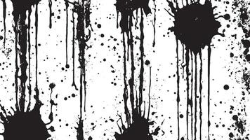 Black grunge Gritty Monochrome Overlay Texture on White Background for backgrounds and textures vector