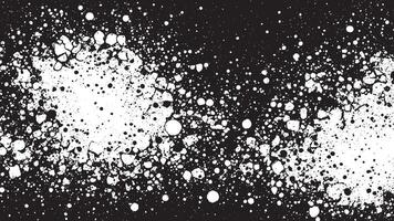 Black grunge Gritty Monochrome Overlay Texture on White Background for backgrounds and textures vector