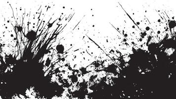 Black Gritty and grunge Monochrome Overlay Texture on White Background for backgrounds grunge texture effect and designs, grunge black and white texture effect for background vector