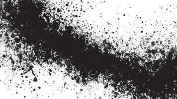Black Gritty and grunge Monochrome Overlay Texture on White Background for backgrounds grunge texture effect and designs, grunge black and white texture effect for background vector