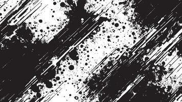 Black Gritty and grunge Monochrome Overlay Texture on White Background for backgrounds grunge texture effect and designs, grunge black and white texture effect for background vector