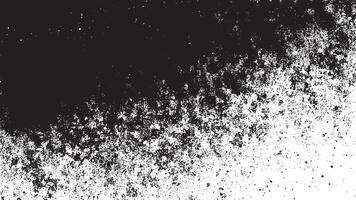 Black Gritty and grunge Monochrome Overlay Texture on White Background for backgrounds grunge texture effect and designs, grunge black and white texture effect for background vector