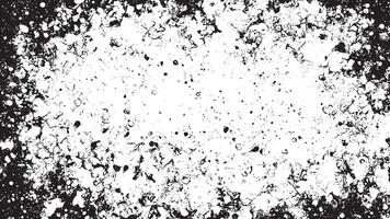 Black Grungy and gritty Monochrome Overlay Texture on White Background for grunge background and grungy texture effect, grunge gritty template texture for background vector