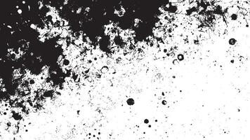 Black grungy Gritty Texture Illustration on White Background for backgrounds and textures, black overlay monochrome texture on white background vector
