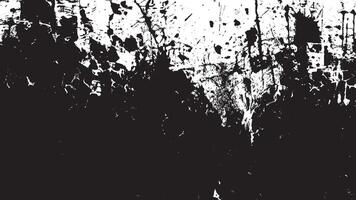 Black grungy Gritty Texture Illustration on White Background for backgrounds and textures, black overlay monochrome texture on white background vector