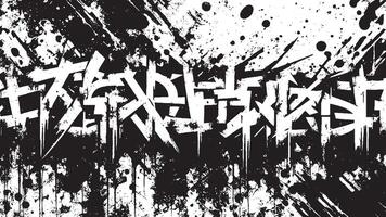 Black grungy Gritty Texture Illustration on White Background for backgrounds and textures, black overlay monochrome texture on white background vector