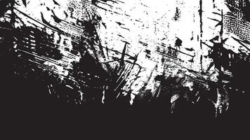 Black grungy Gritty Texture Illustration on White Background for backgrounds and textures, black overlay monochrome texture on white background vector