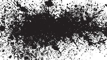 Black grungy Gritty Texture Illustration on White Background for backgrounds and textures, black overlay monochrome texture on white background vector