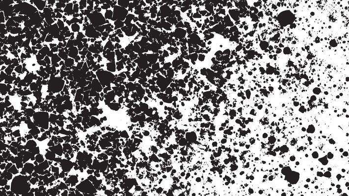 Black Gritty Overlay Texture on White Background for Backgrounds, black and white grunge effect texture for backgrounds and overlays