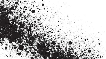 Black Gritty Overlay Texture on White Background for Backgrounds, black and white grunge effect texture for backgrounds and overlays vector