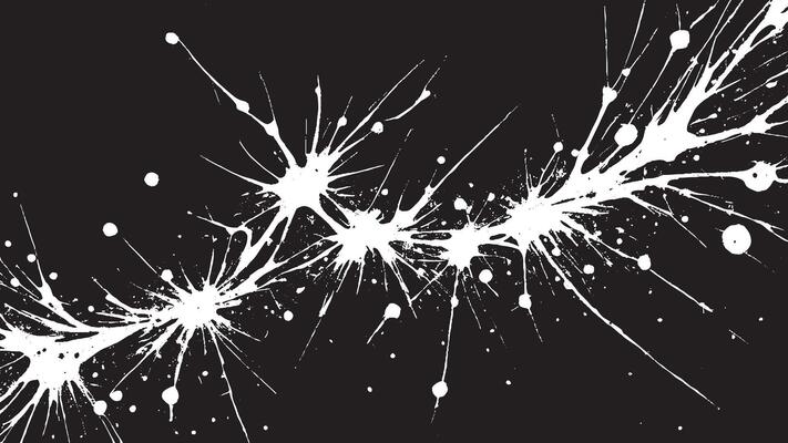 Black Gritty Overlay Texture on White Background for Backgrounds, black and white grunge effect texture for backgrounds and overlays