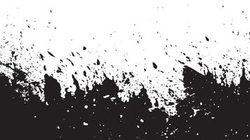 Black Gritty Overlay Texture on White Background for Backgrounds, black and white grunge effect texture for backgrounds and overlays vector