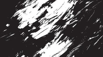black monochrome grunge texture overlay on white background for backgrounds and textures and overlay, grunge brush stroke, destressed grunge. vector