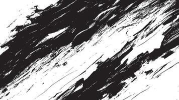 black monochrome grunge texture overlay on white background for backgrounds and textures and overlay, grunge brush stroke, destressed grunge. vector
