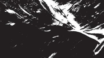 black monochrome grunge texture overlay on white background for backgrounds and textures and overlay, grunge brush stroke, destressed grunge. vector