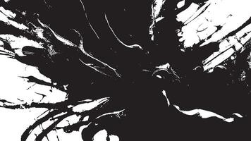 black monochrome grunge texture overlay on white background for backgrounds and textures and overlay, grunge brush stroke, destressed grunge. vector