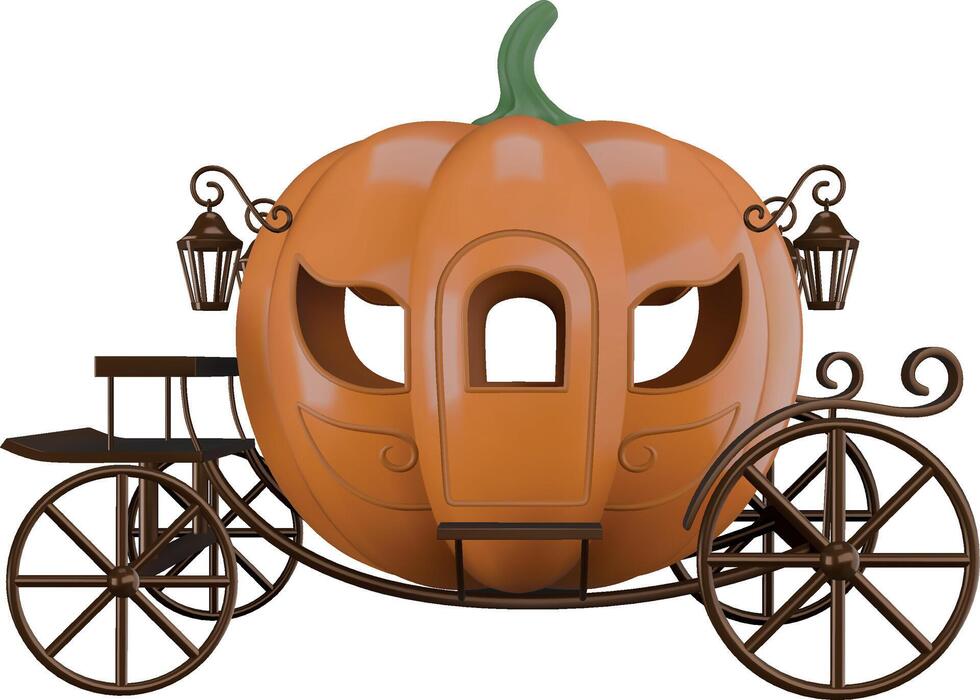 Pumpkin Carriage 35周年記念 Amazon.co.jp: Halloween Pumpkin Carriage Ornament Object
