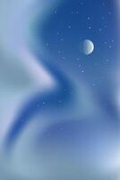 Beautiful gradient sky at night with countless star-covered clouds shining in infinite sky. Cosmic nebula night. Infinite space milky way galaxy. Star cosmic background. vector