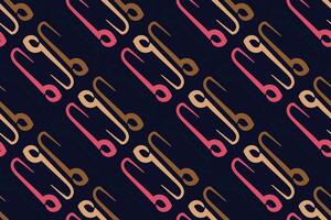 African clash seamless pattern in ethnic tribal style. Can be printed and used as wrapping paper, wallpaper, textile, fabric, apparel, etc. vector