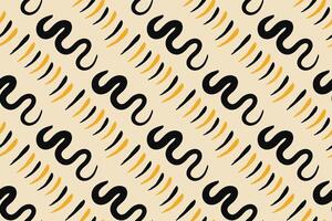 Ethnic handmade ornament, seamless pattern for your design vector