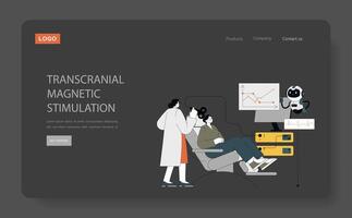 PTSD Prevention in First Responders. Flat Illustration vector