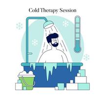 Biohacking. Flat Illustration vector