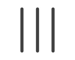 Hamburger menu icon, buttons for website, UI navigation, mobile app, presentation. design elements and user Interface icons. vector